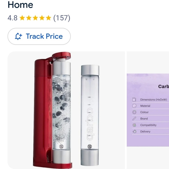 Qarbo sparkling water maker & fruit infuser - Picture 2 of 6